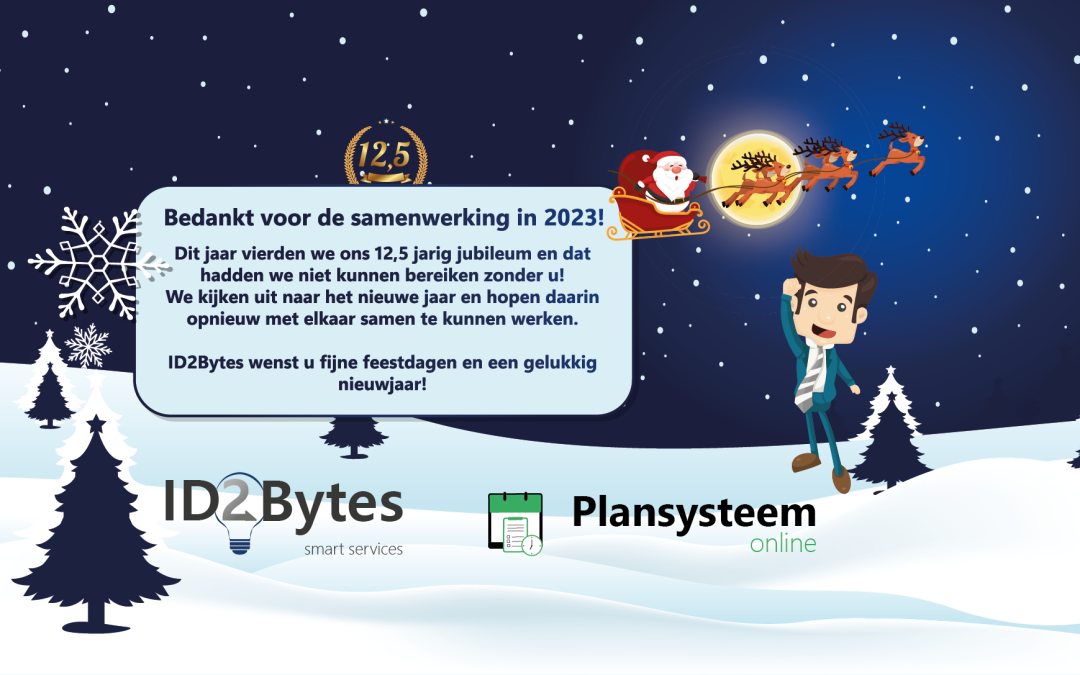 ID2Bytes wenst u prettige feestdagen!